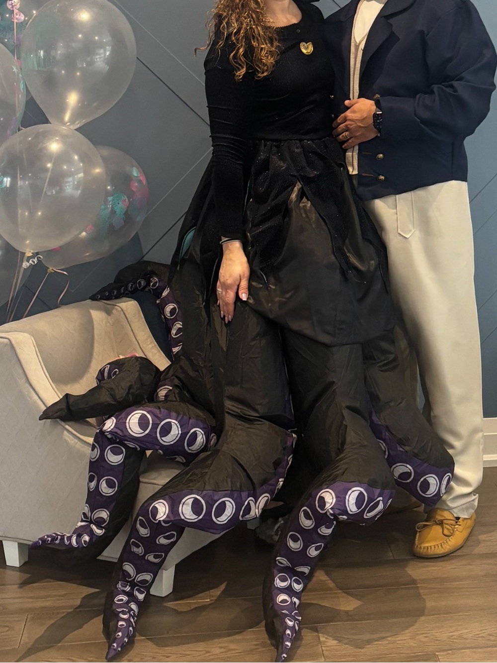 Black Octopus Tentacle Costume Skirt - Women fits small / medium